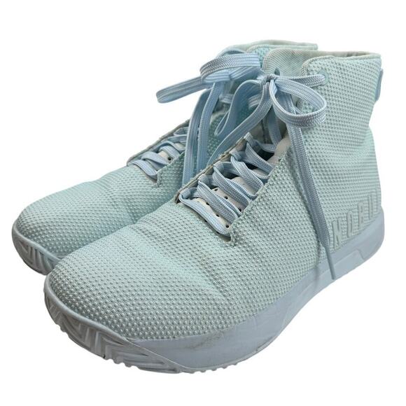 Nobull Pale Blue High Top Lace Up Crossfit Trainers Sneakers Unisex-W 11 / M 9.5